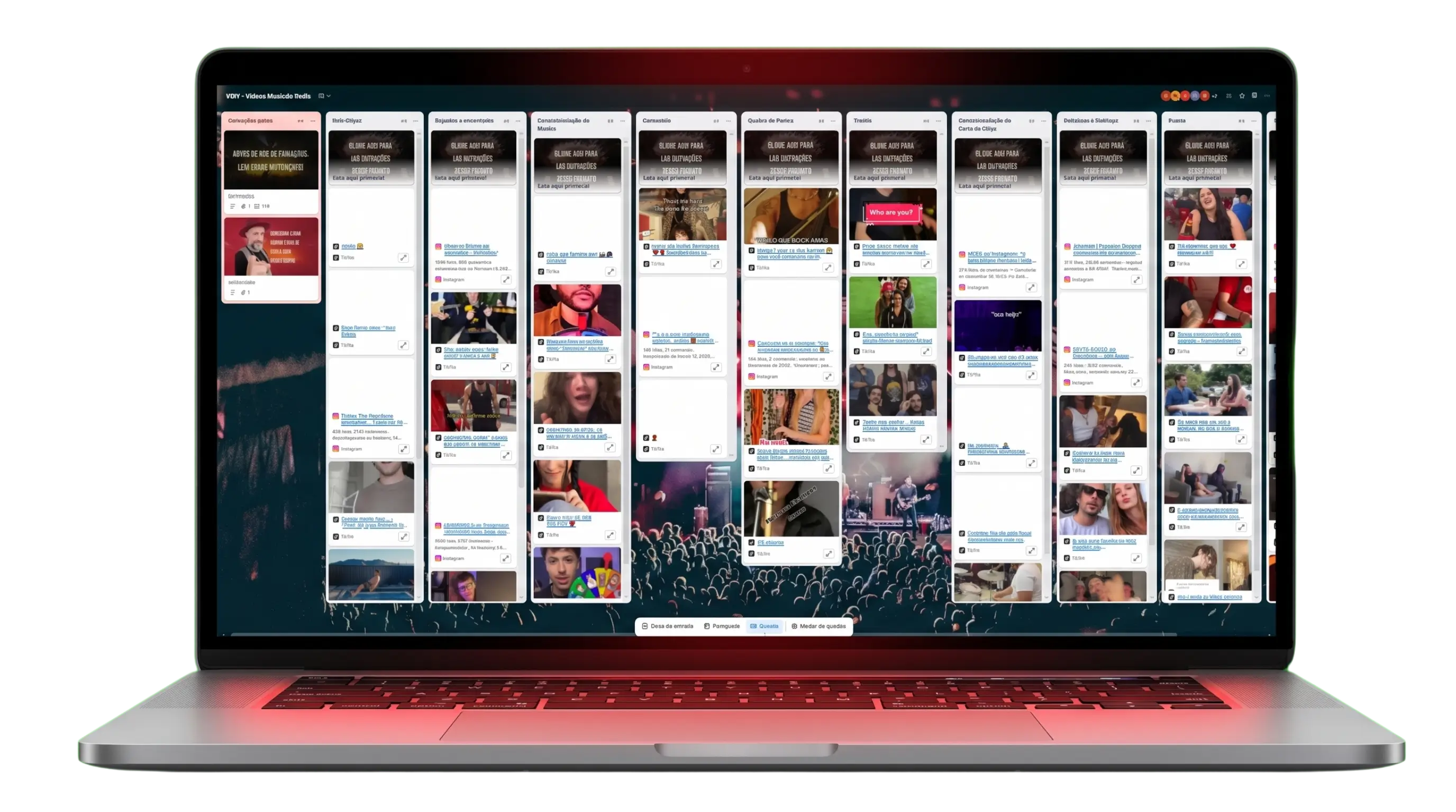 Vídeos Musicais Virais — Trello